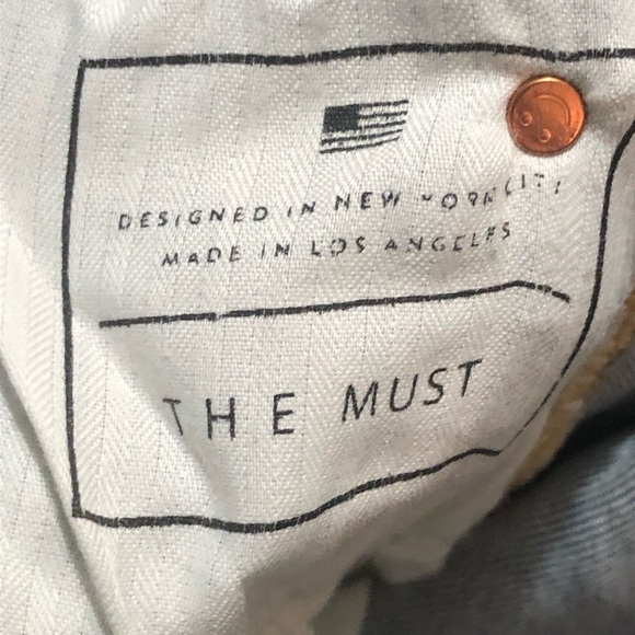 AYR The Must Wide Leg Jeans Women's 29 High Rise Designer in Venus Wash Denim - Picture 3 of 8